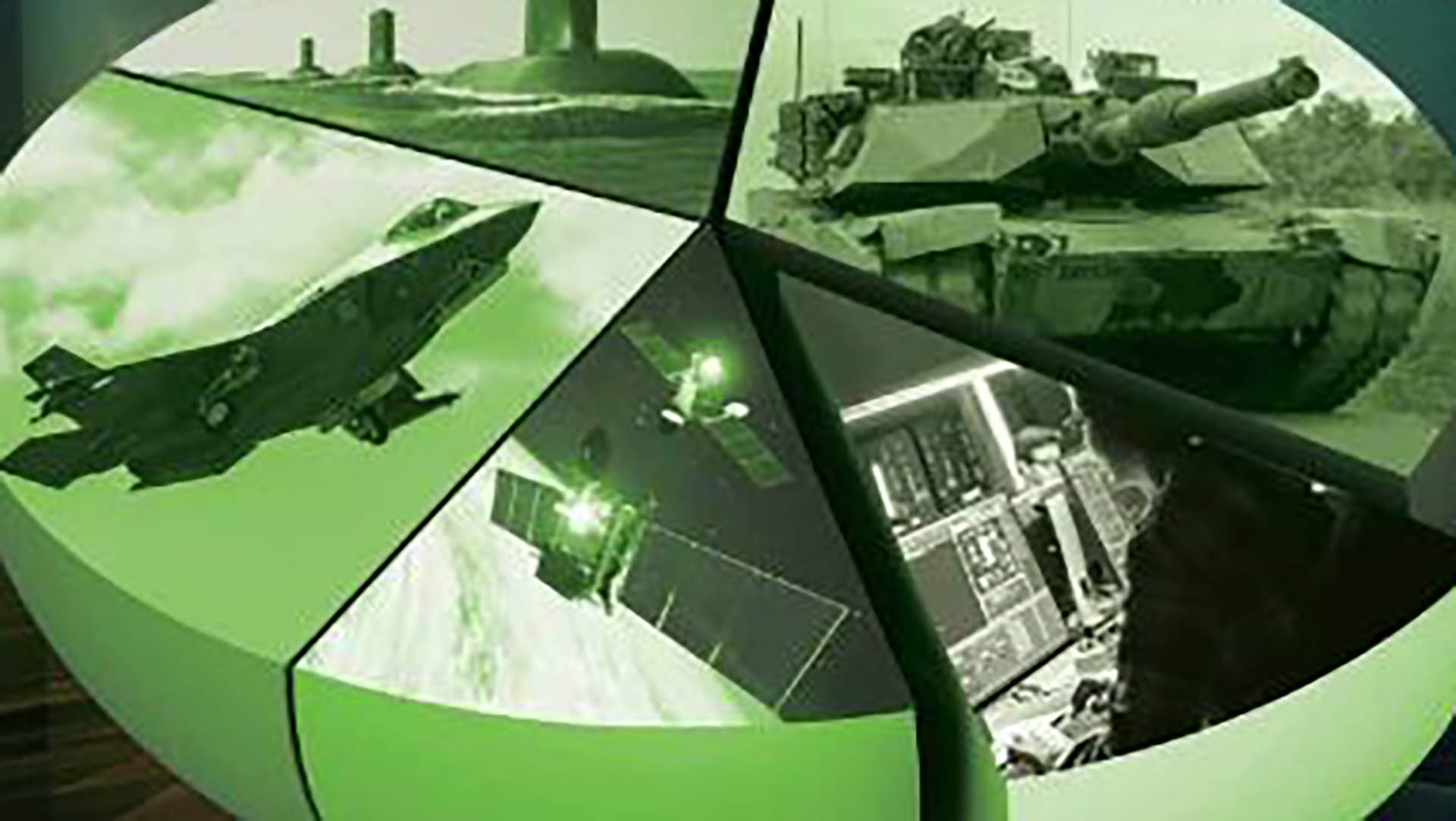 collage of defence images