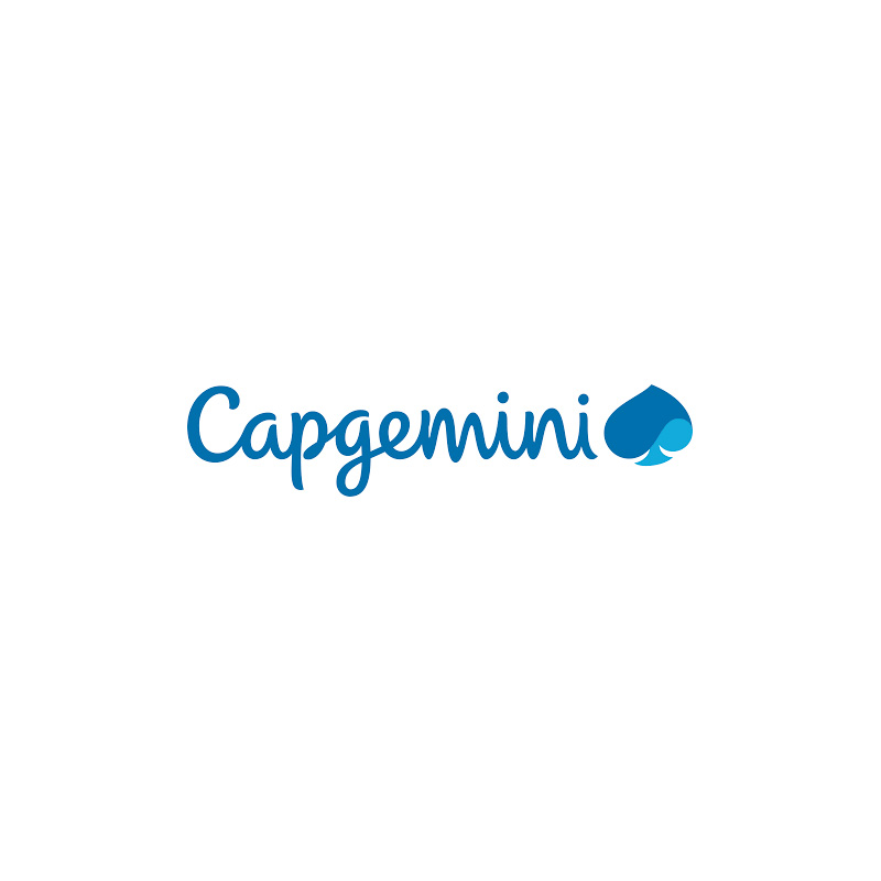 Capgemini logo (with a spade shape to the right)