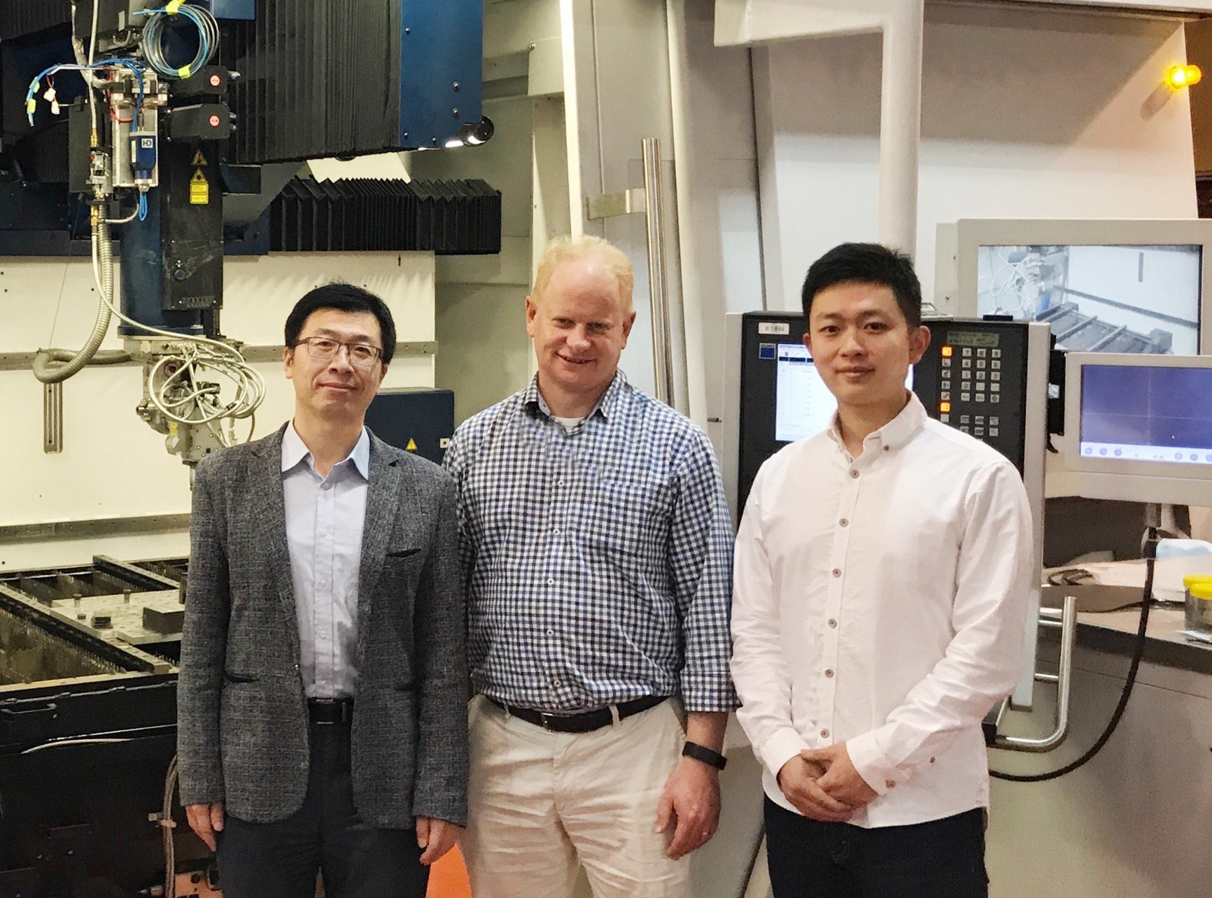 RMIT researchers involved in the multi-partner collaboration: Dr Dong Qiu, Professor Mark Easton and Dr Duyao Zhang.