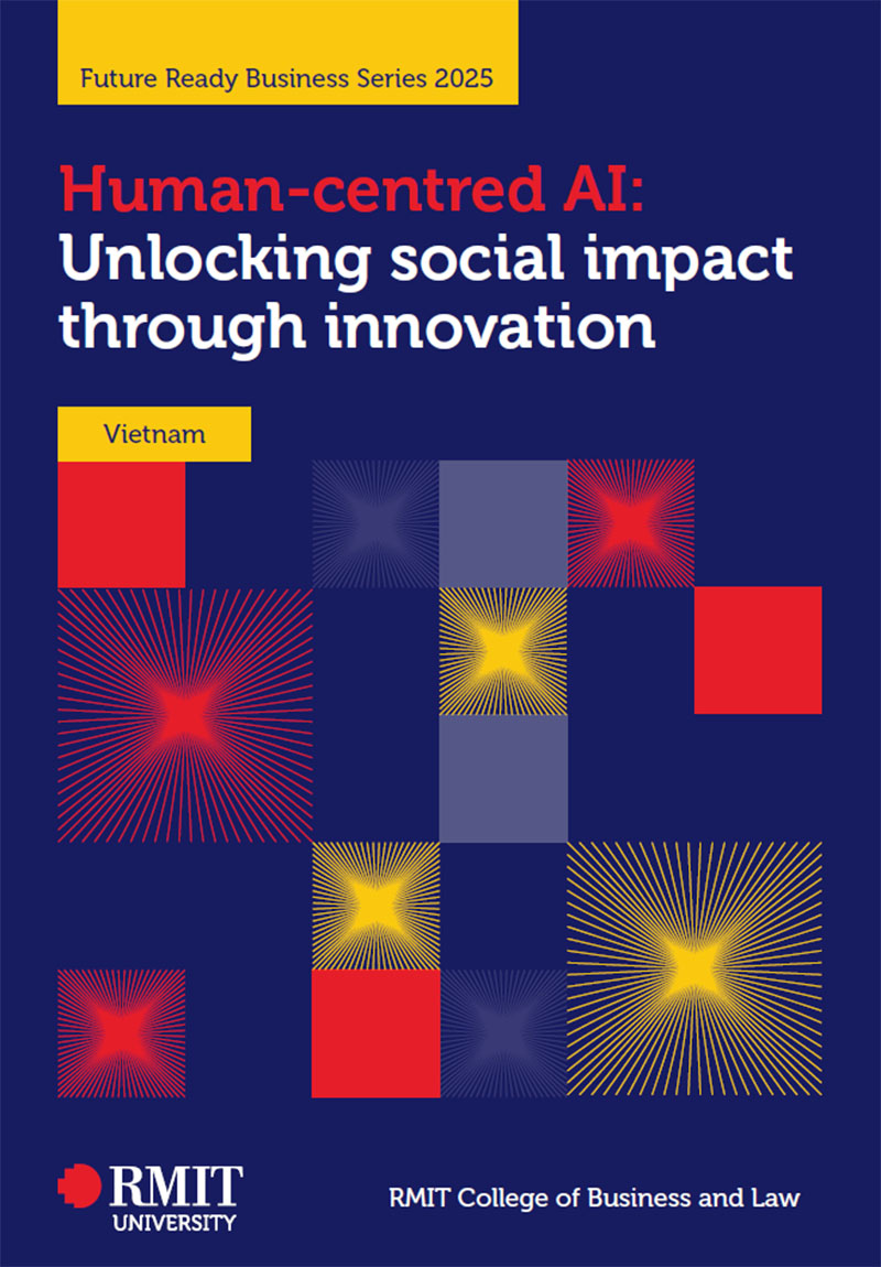Cover page of Human-centred AI: Unlocking social impact through innovation.