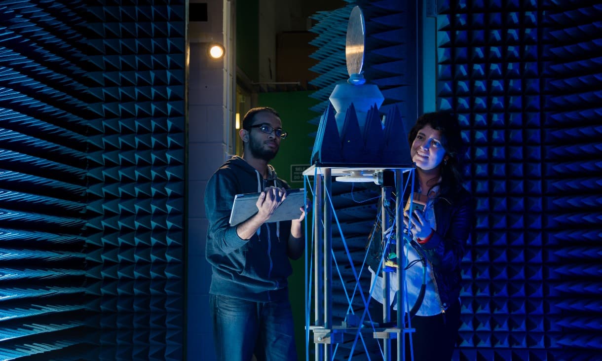 Electronic engineering students