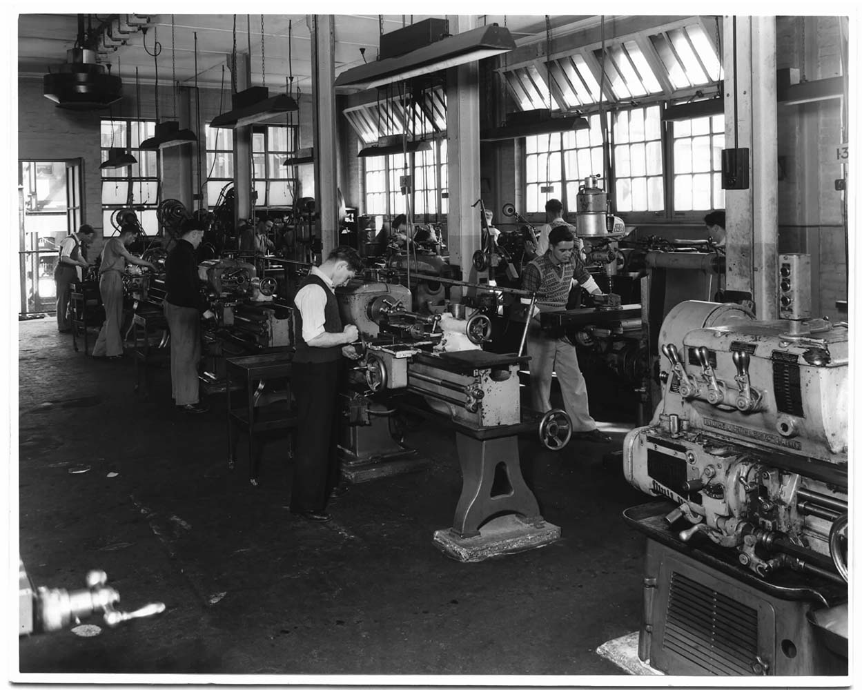 Engineering Machine Shop, 1960 (Image credit: RMIT University Archives)