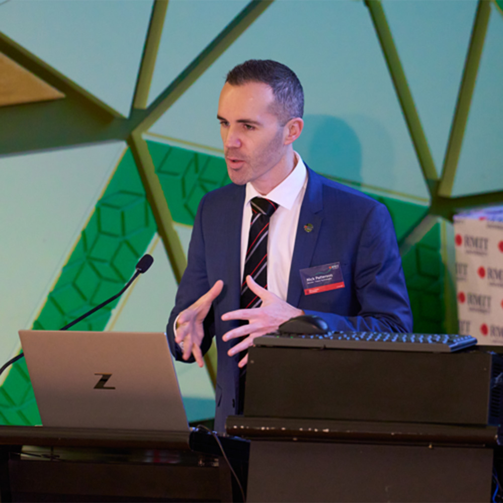 Photograph of Nick Patterson.