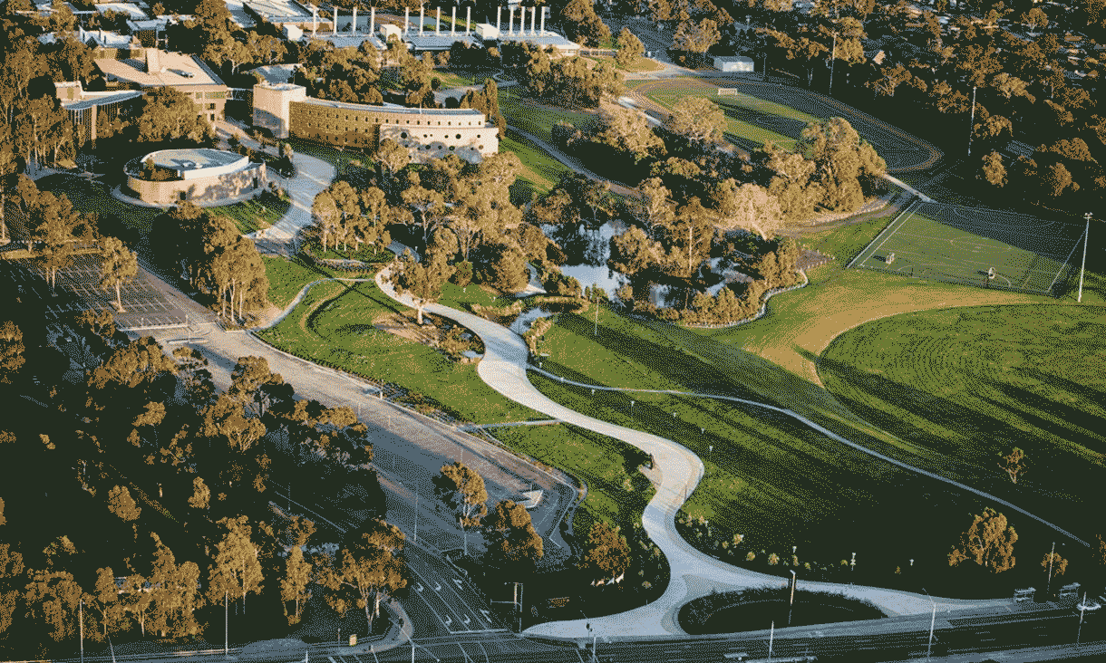 A bird's eye view of the Bundoora Campus