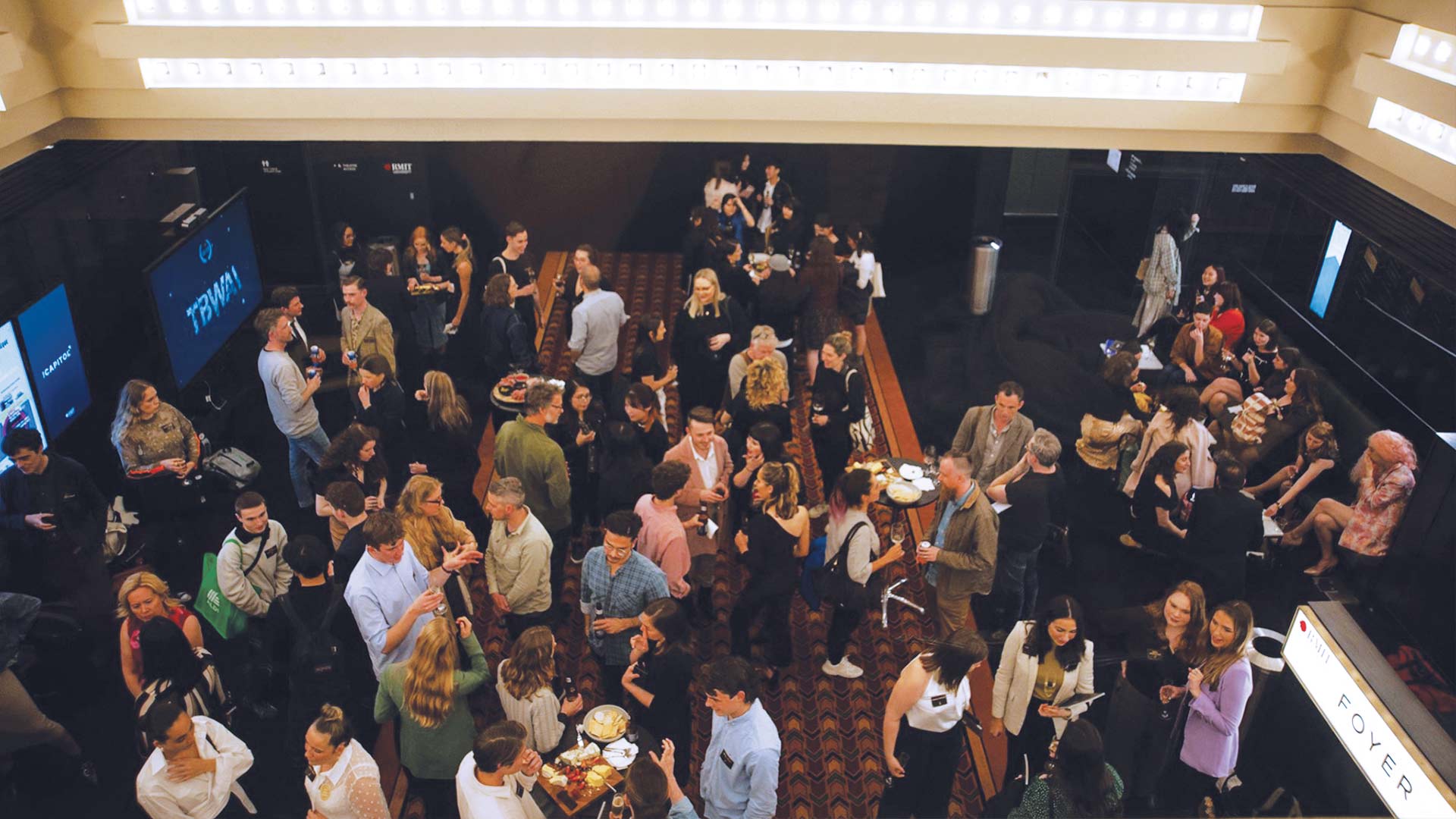 Students and industry partners at the Capitol