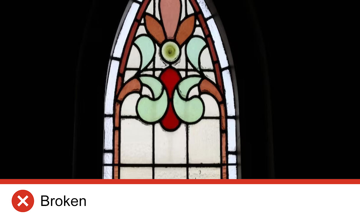 Stained glass window