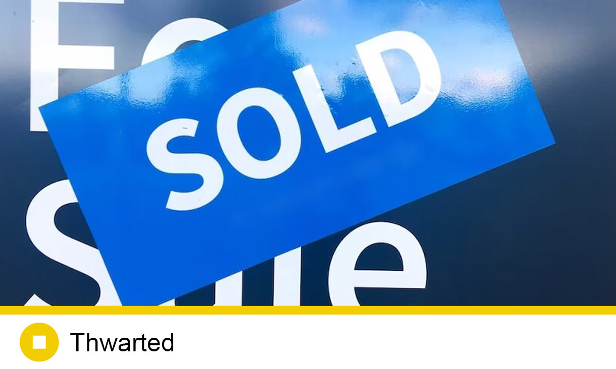 Sold sign