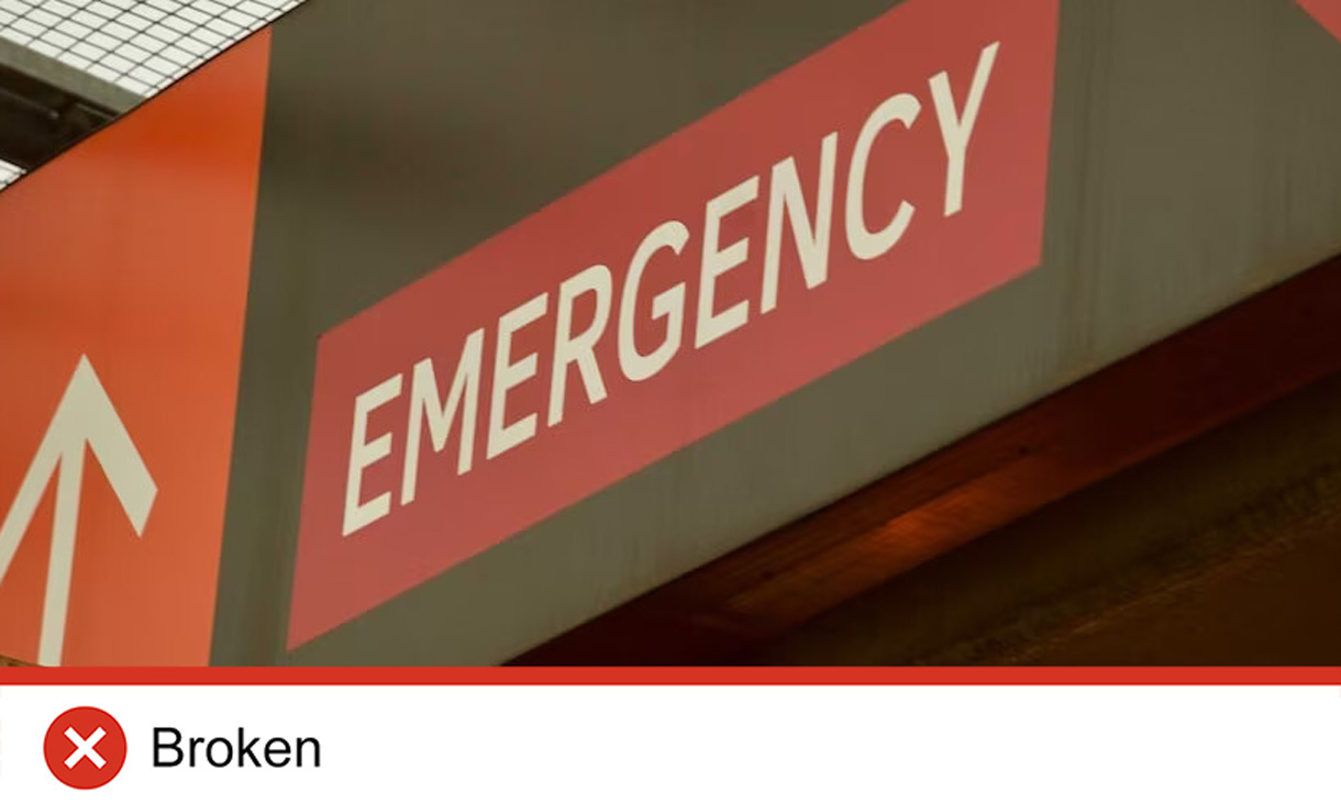 Medical emergency signage