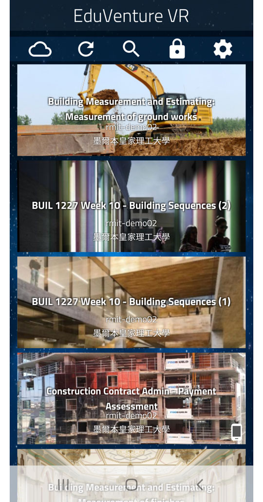 EduVenture VR landing page
