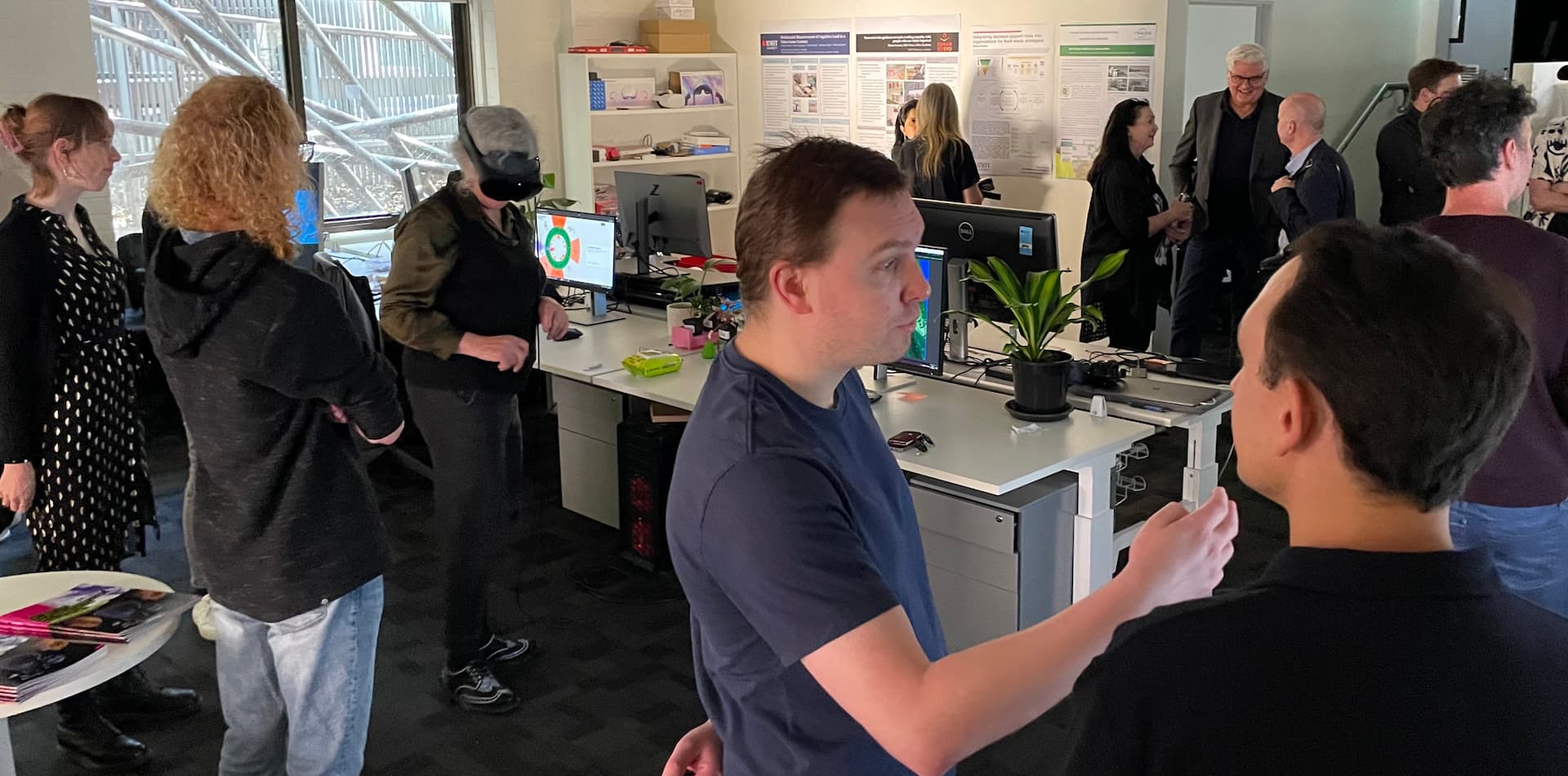 Demo Day at CODE Studio - Researchers and Students shared recent WIPs and WINs