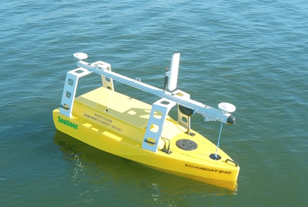 Semi-Autonomous Sonar Boat – Seafloor Echoboat 240 