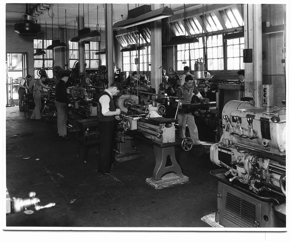 Machine Shop c1960. (Image credit: RMIT University Archives)