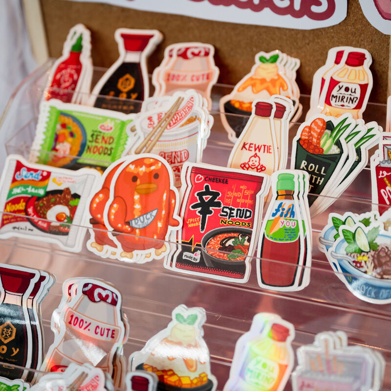 Examples of Cheekee Stickees 