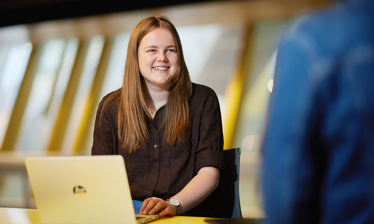 Bachelor of Engineering (Aerospace) student, Lily Jones.