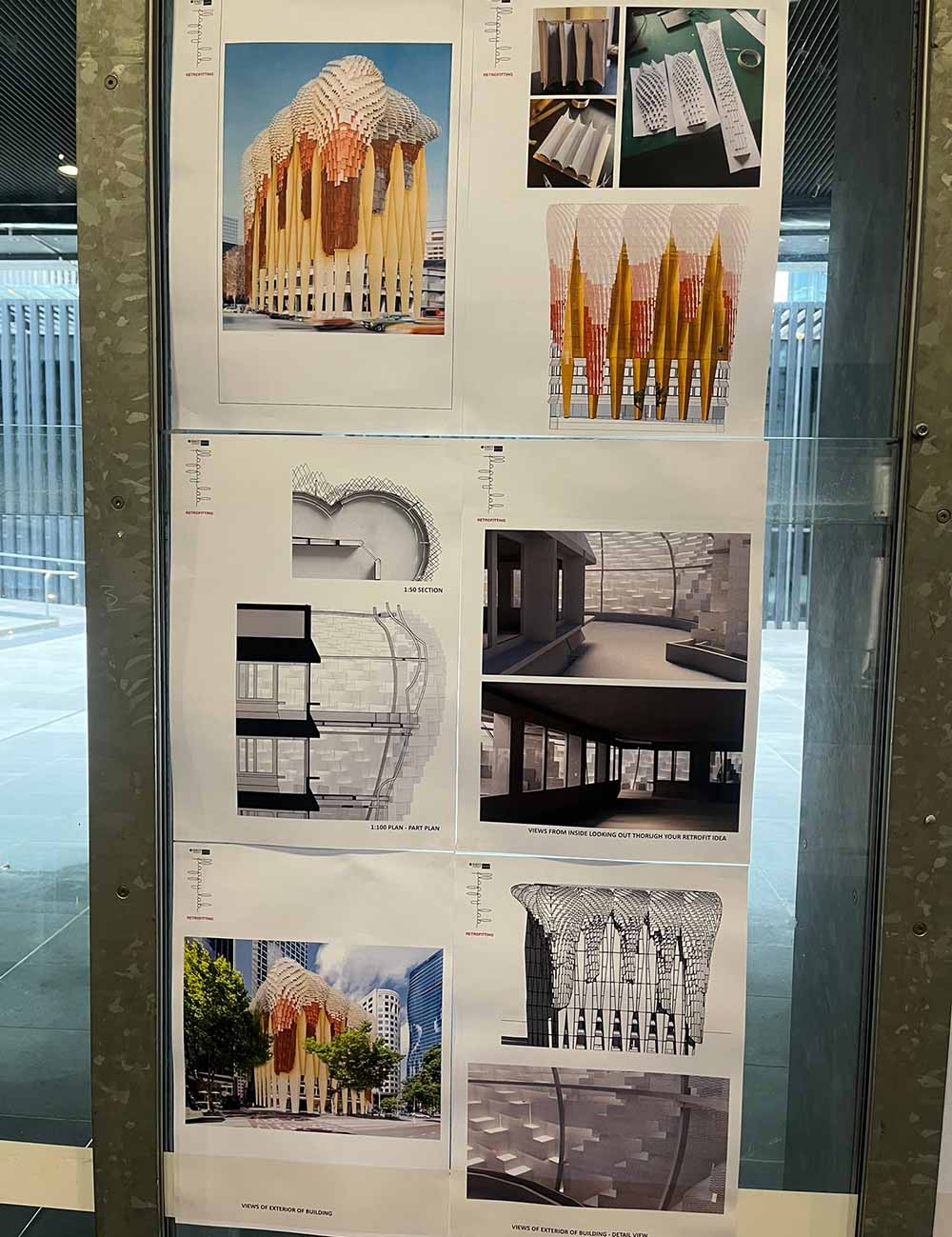 Some concepts produced by students in the Retrofit summer intensive.