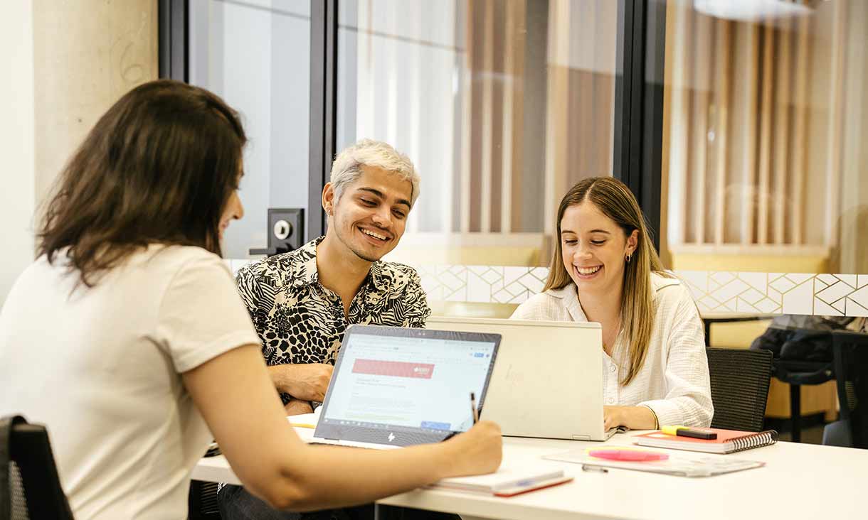 vocational students welding metal