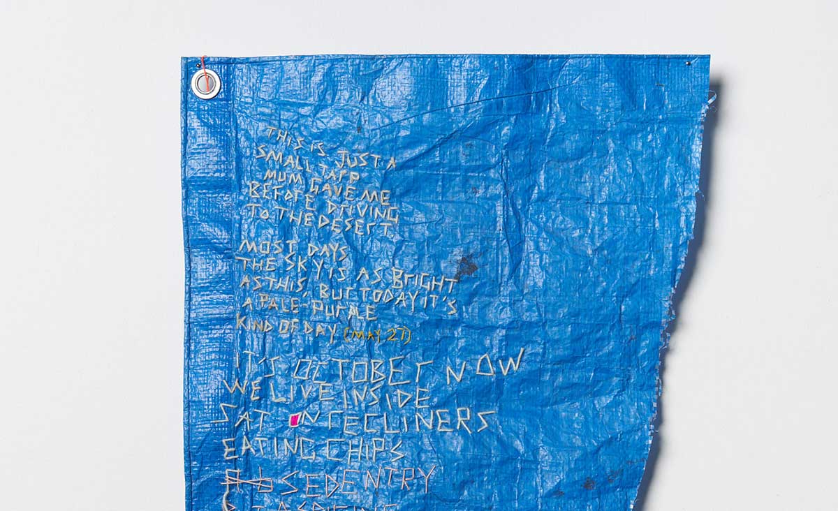 Kasia Tons, Tarpaulin diary, 2018.