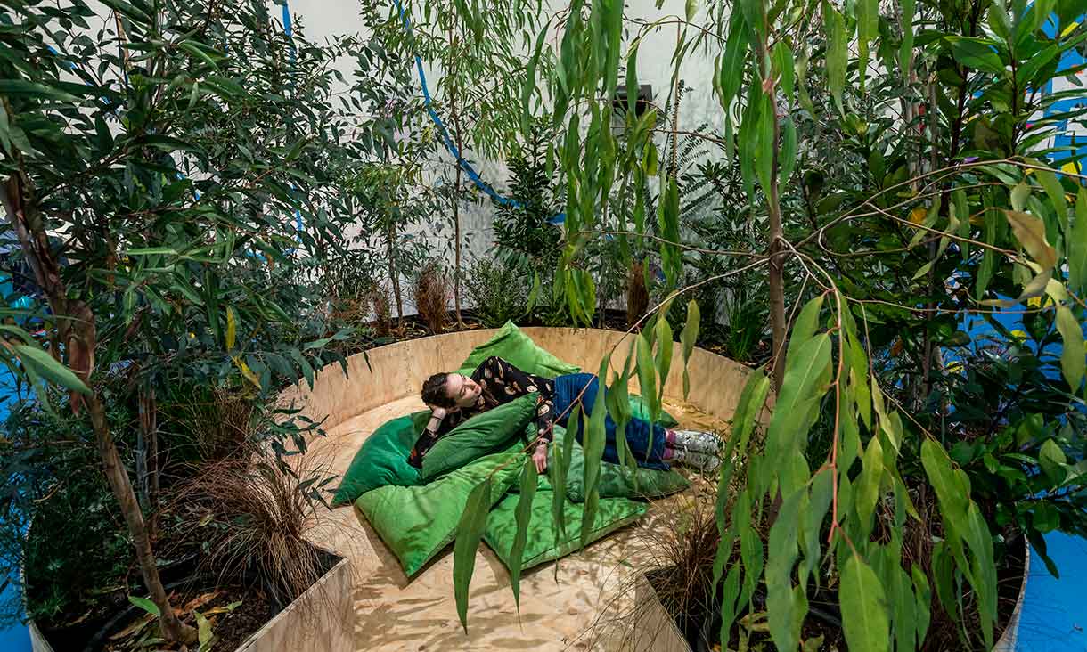 Heather Hesterman, Plantbathing Lab, 2022. Archives of Feeling, 2022, RMIT Design Hub Gallery. 