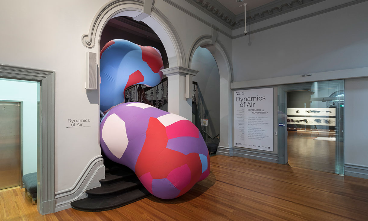 Installation view, Dynamics of Air, RMIT Gallery, 2018.