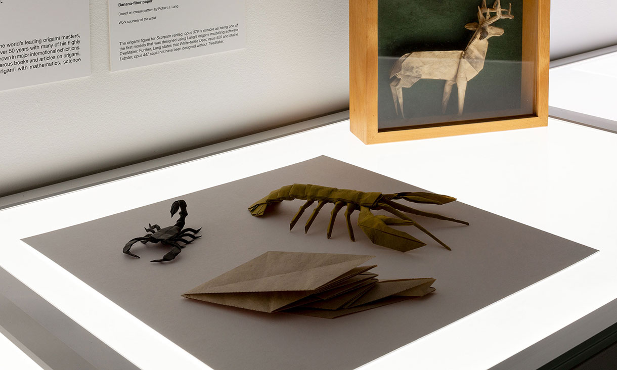Installation view, Future Folds, RMIT Design Hub Gallery, Melbourne, 2024. 