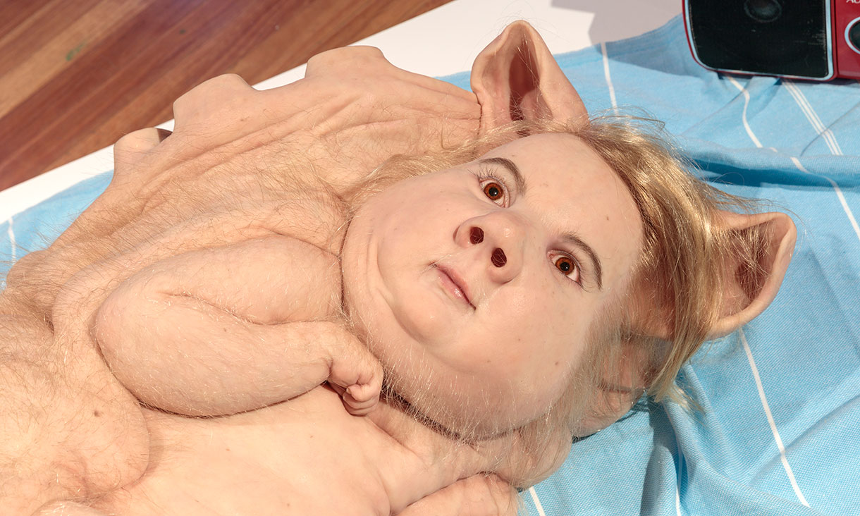 Patricia Piccinini, Teenage Metamorphosis (detail), 2017, Image courtesy of the artist and Scott Lawrie Gallery (Auckland, New Zealand); Tolarno Galleries (Melbourne, Australia); Roslyn Oxley9 Gallery (Sydney, Australia); Hosfelt Gallery (San Francisco, USA). Future U, 2021, RMIT Gallery.