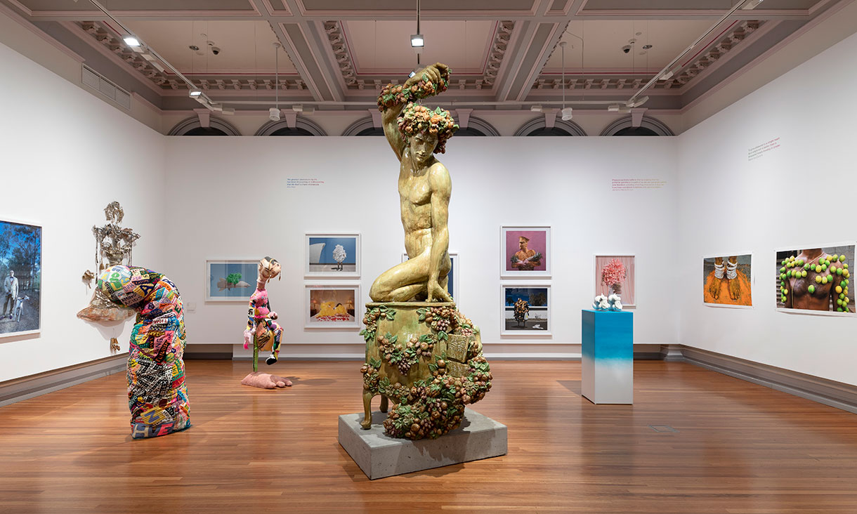 Installation view, Pleasure, RMIT Gallery, 2019.