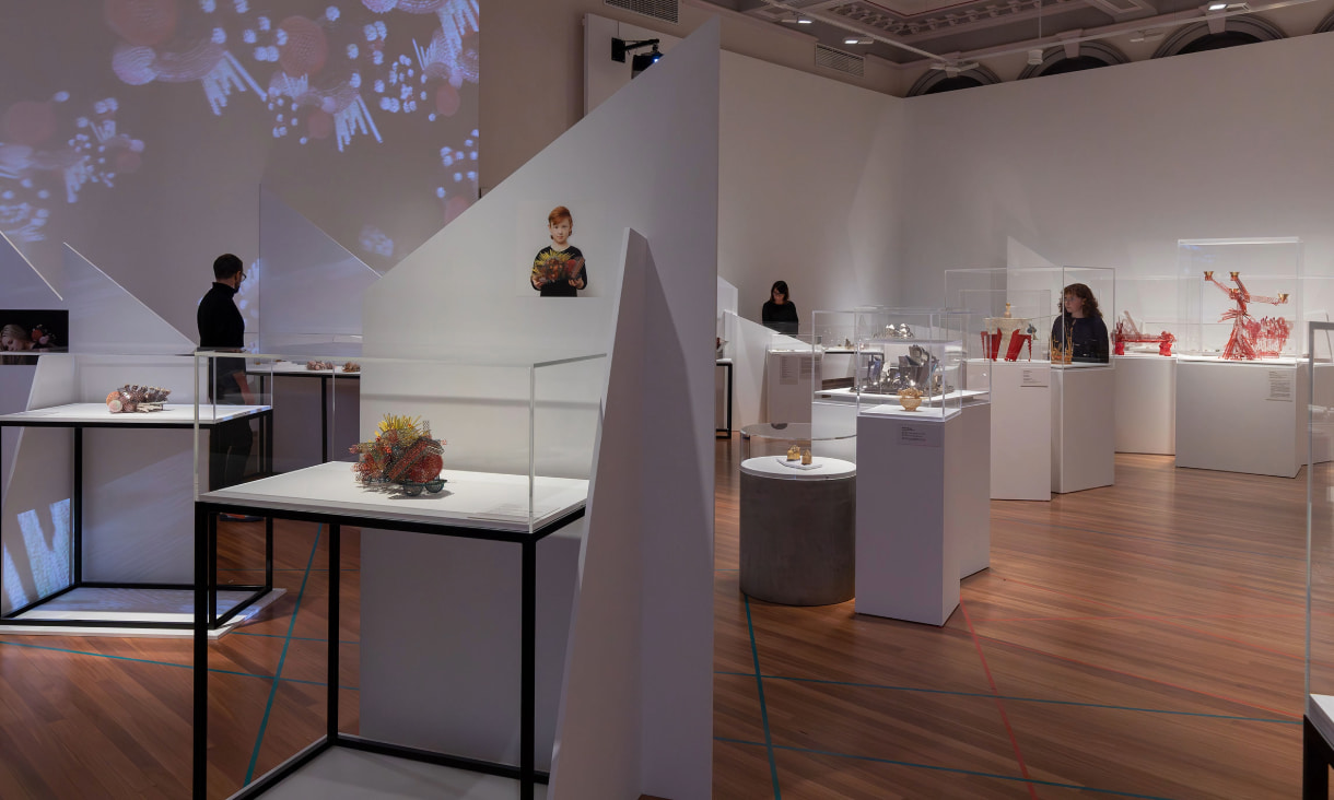 Installation view of BAINZ JEWLZ, RMIT Gallery, Melbourne, 2025.