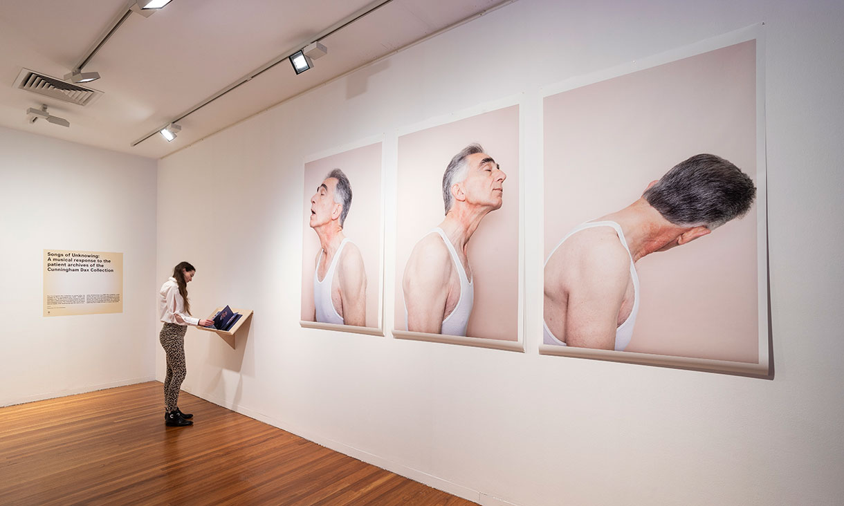 Mariela Sancari, Moisés, 2015, ink-jet prints on rice paper. Archives of Feelings, 2022, RMIT Gallery. 