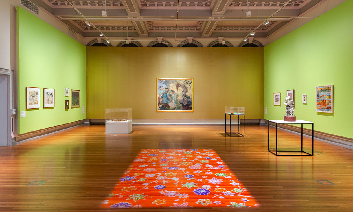 Installation view, Spring exhibition, RMIT Gallery, 2023. 