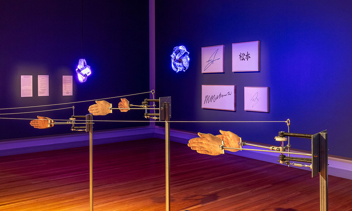 Installation view, This Hideous Replica, RMIT Gallery, Melbourne, 2024. 