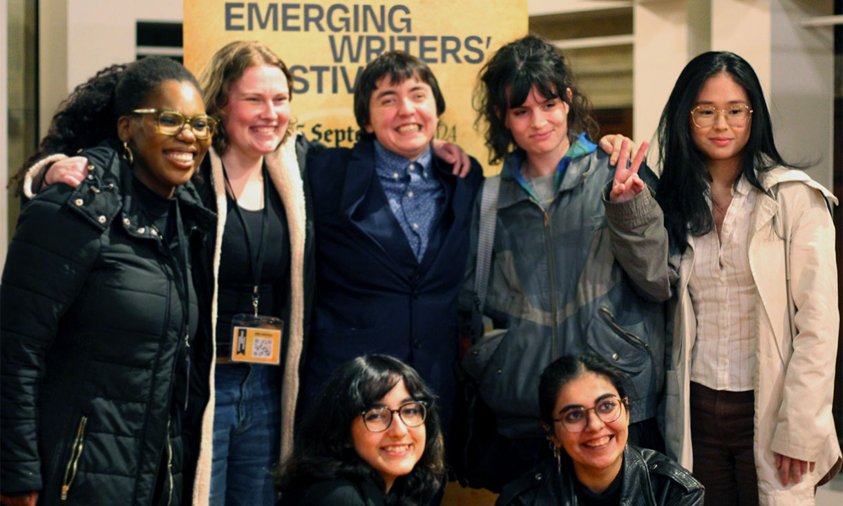 A group photo at the Emerging Writers' Festival