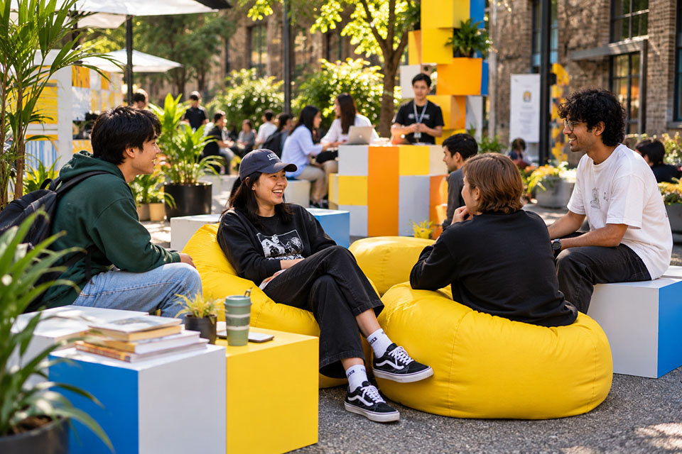 Make, Play, Design: An Open-Air Living Room