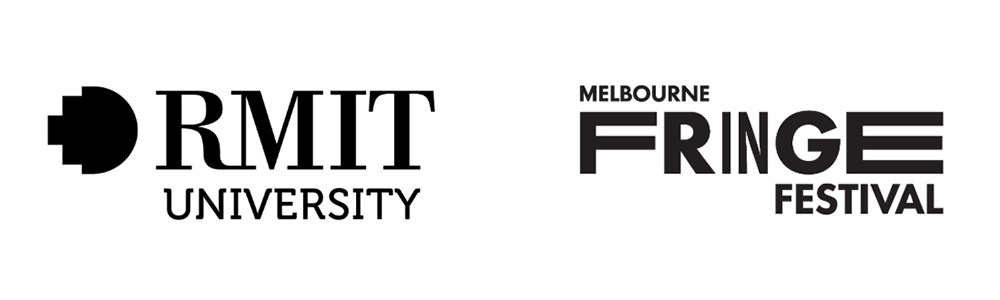 RMIT University and Melbourne Fringe Festival logos