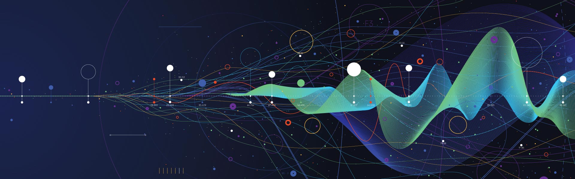 abstract artwork of analytics graph