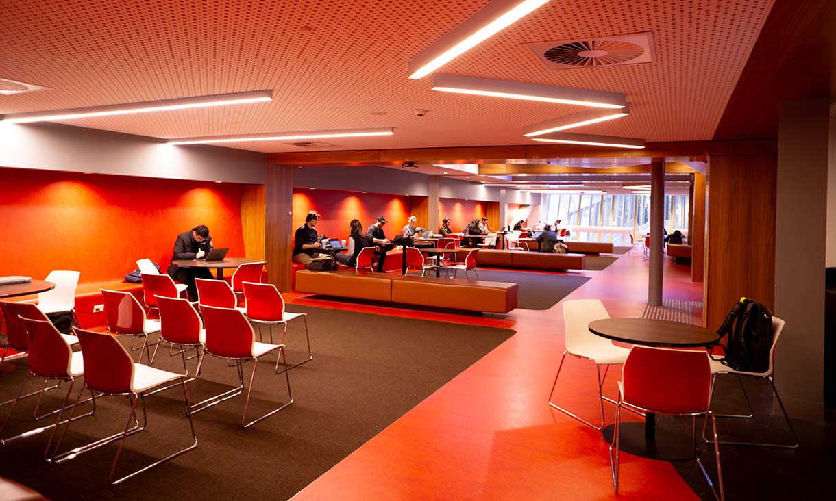 Swanston Library study space.