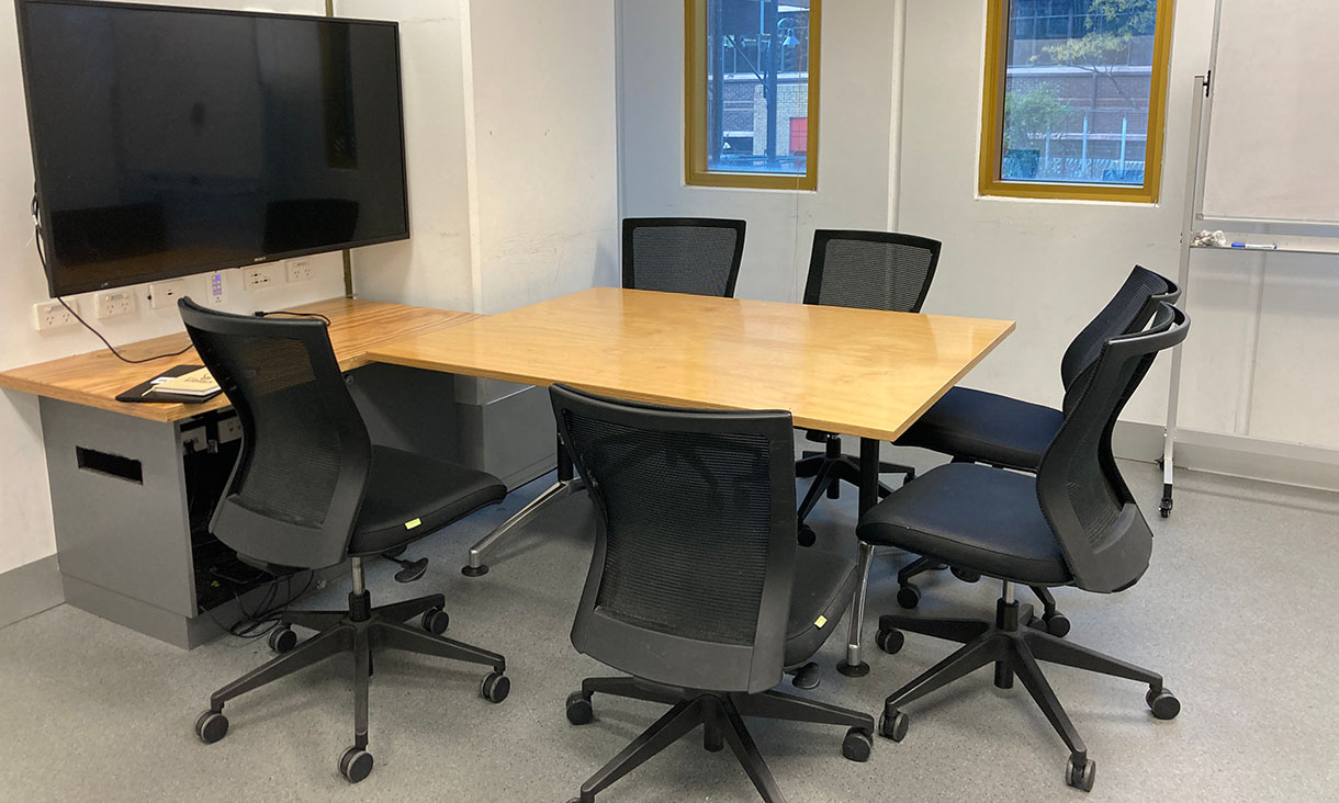 Swanston Library study room.