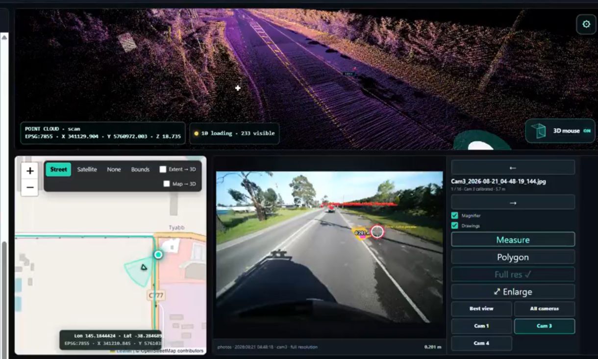 The sensor combines AI, GPS tracking, video capture and vehicle movement data to identify and monitor road defects.