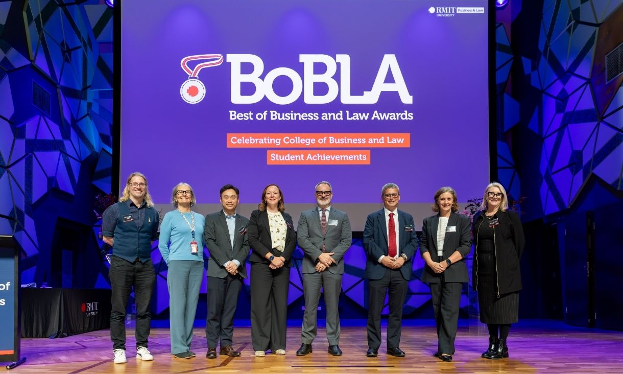 RMIT celebrates outstanding student achievement at Best of Business and Law Awards