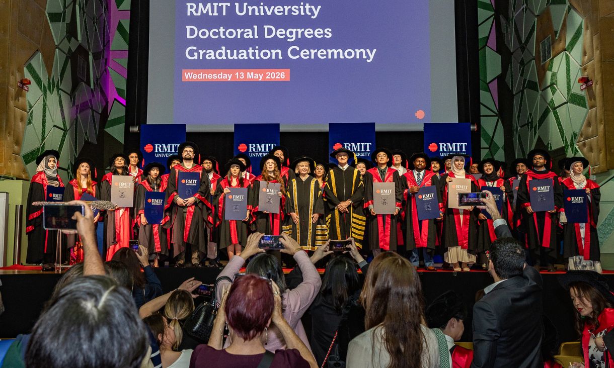 HDR graduation ceremony