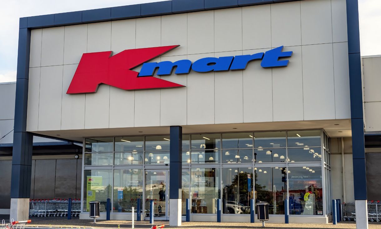 Outside of a Kmart store