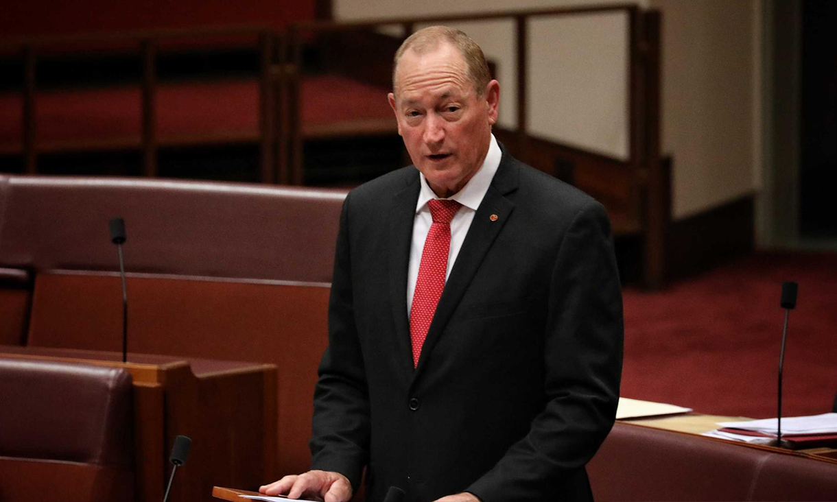 Katter's Australian Party senator Fraser Anning