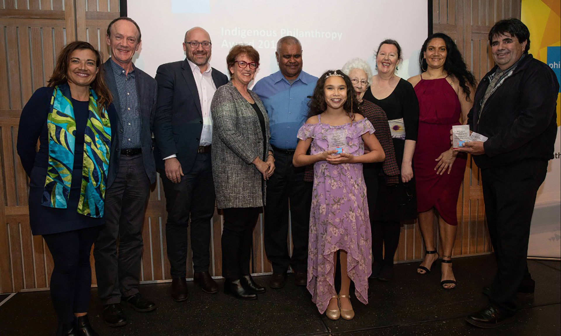 Image of Innovative Justice (CIJ) and Woor-Dungin receiving award