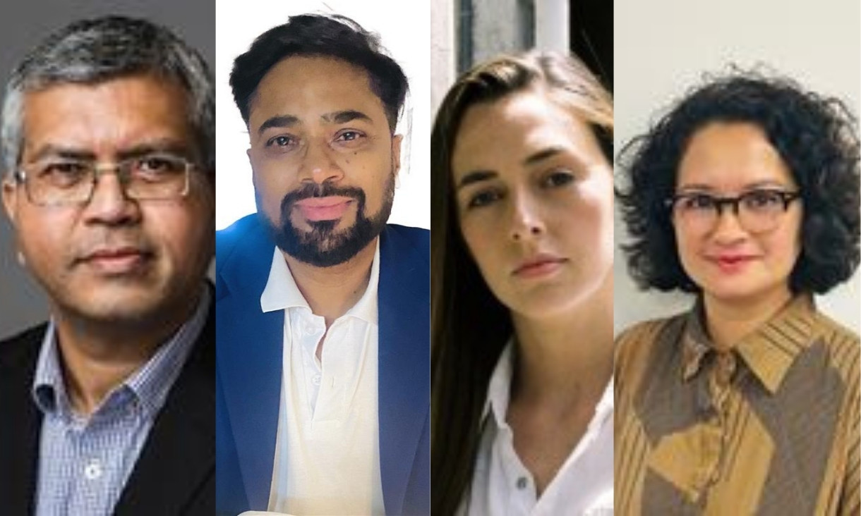 Four educators looking at camera