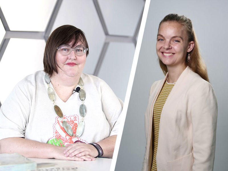 Photo of Vietnam academics, Michal Teague and Emma Duester