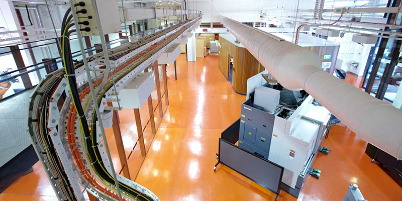 City landscape photograph of Melbourne during an orange sunset.