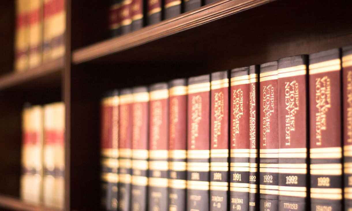 books on a bookshelf