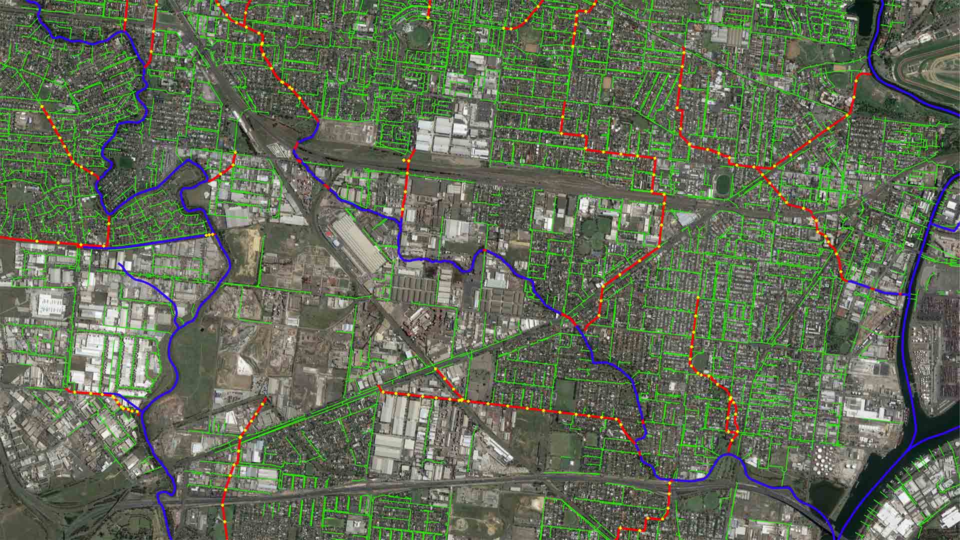 Drainage Map of the Stony Creek catchment