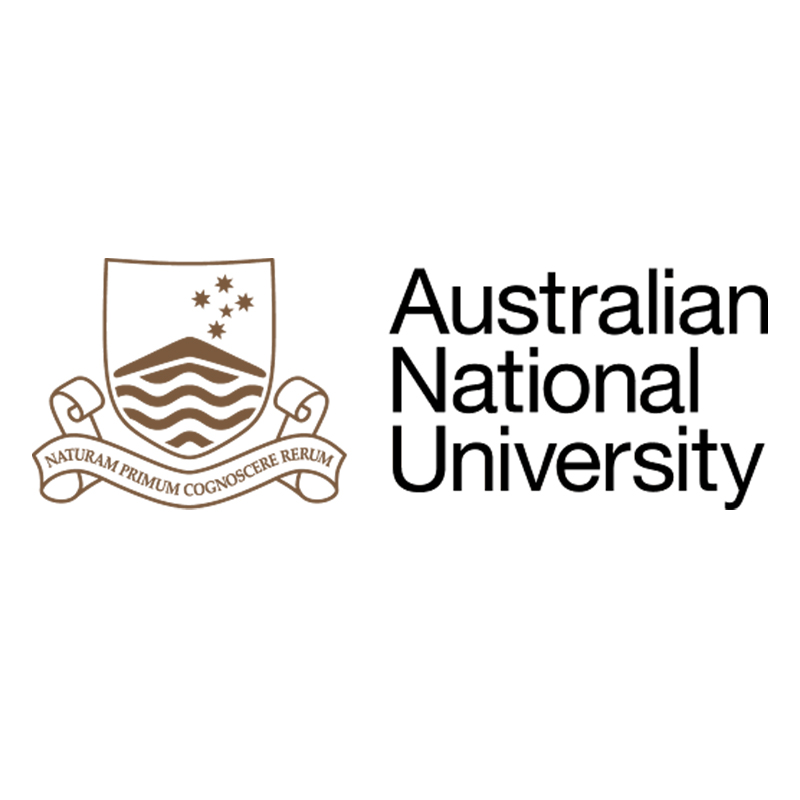 Australian National University logo.