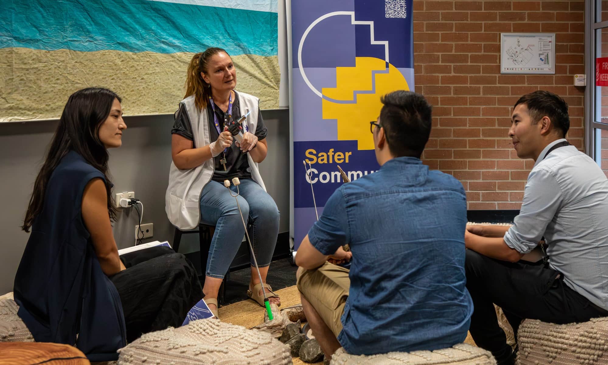 Group of students laughing