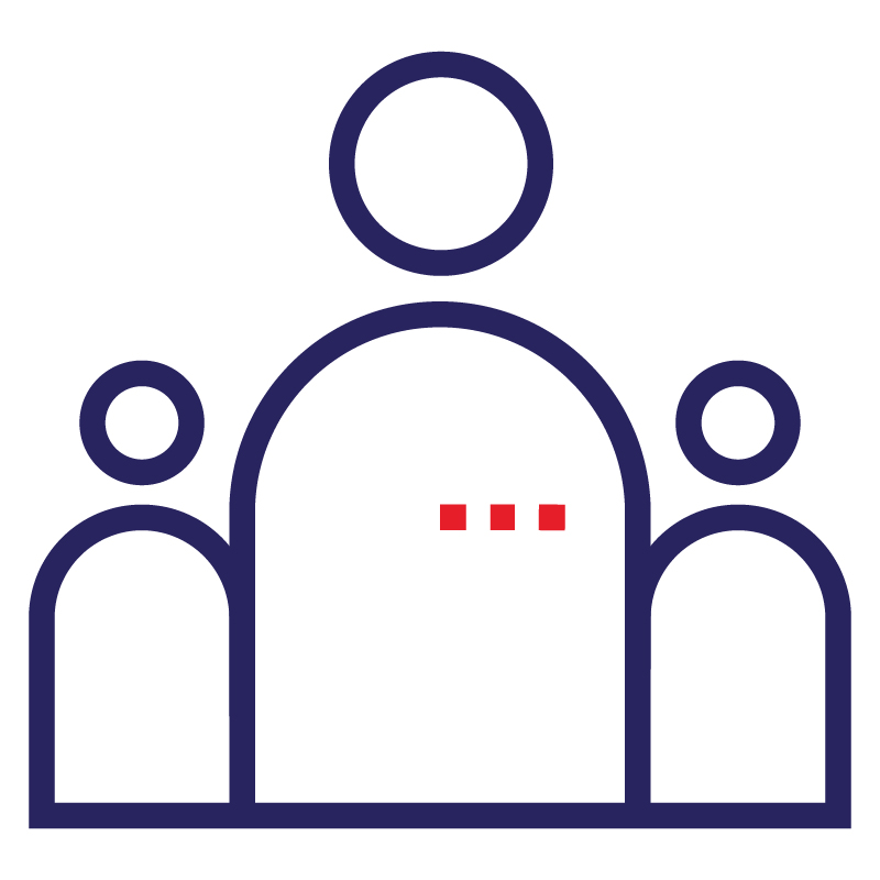 RMIT icon - people.